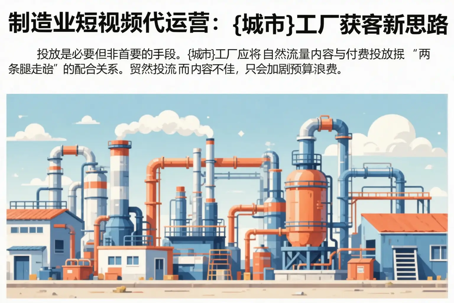 制造业短视频代运营:甘德工厂获客新思路